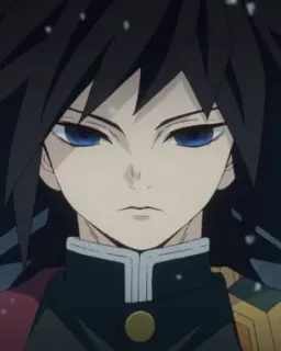 😐 Giyu Tomioka Demon Slayer anime, character, demon slayer, giyu tomioka, manga telegram sticker