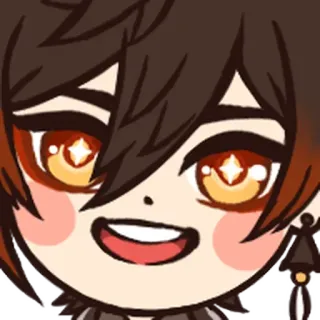 😊 Zhongli Genshin Impact zhongli, genshin impact, anime, character, video game, geo telegram sticker
