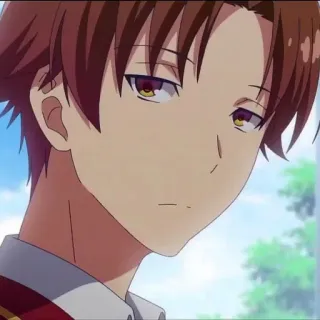 🖇️ Ayanokoji Kiyotaka Classroom of the Elite Anime, Schule, Klassenzimmer, Elite, Schüler whatsapp sticker
