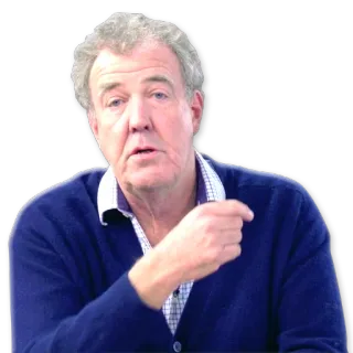 😮 Jeremy Clarkson jeremy clarkson, télévision, présentateur, émission automobile whatsapp sticker