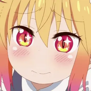🥺 Tohru Miss Kobayashi's Dragon Maid Аниме, Дракон, Милый, Вайфу, Кавай, Тору telegram sticker