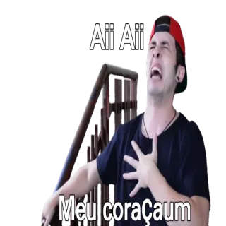 🔪 Aii Aii
Meu coraçaum pain, heartache, emotional, distress, upset, sad, melodramatic telegram sticker