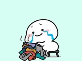 ✨ chorando, triste, emoticon, kawaii, desenho animado, personagem telegram sticker