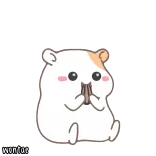 ✨ wontor hamster, fofo, animal, roedor telegram sticker