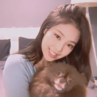 🌹 phụ nữ, chó, thú cưng, dễ thương, cười, chân dung telegram sticker