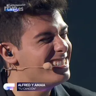 🇪🇸 Alfred Garcia, Amaia Romero Tu Cancion ALFRED Y AMAIA
"TU CANCION" Eurovision, Spanische Musik, Sänger, Alfred Garcia, Amaia Romero, Lied telegram sticker