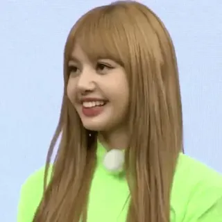 🌿 Lisa kpop, Lisa, Blackpink, cantora, celebridade telegram sticker
