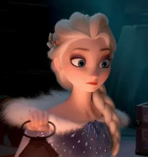 👾 Elsa Frozen Elsa, Disney, Frozen, Reina Elsa, Dibujos animados, Personaje telegram sticker