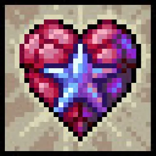 💖 corazón, estrella, pixel art, 8-bit, amor, decorativo telegram sticker