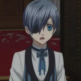 😳 Ciel Phantomhive Black Butler Anime, Manga, Ciel Phantomhive, Black Butler, Aristocratico, Maggiordomo telegram sticker