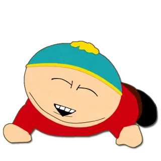 😄 Eric Cartman South Park 卡通, 人物, 搞笑, 埃里克·卡特曼 telegram sticker