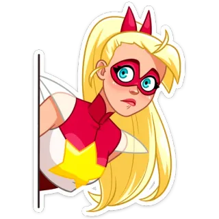 👀 super-herói, mulher, desenho animado, adesivo, herói, banda desenhada telegram sticker