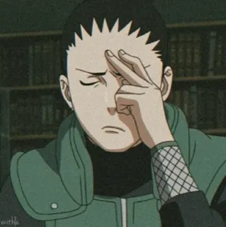 🎼 Shikamaru Nara Naruto Anime, Shikamaru, Naruto, Ninja whatsapp sticker