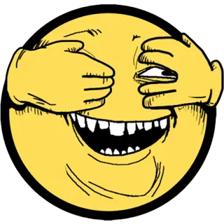 😜 Emoji, Visage, Humour, Meme, Illustration telegram sticker