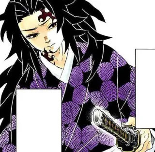 🌓 Yoriichi Tsugikuni Demon Slayer Anime, Manga, Kiếm, Quỷ, Sát quỷ, Vết thương telegram sticker