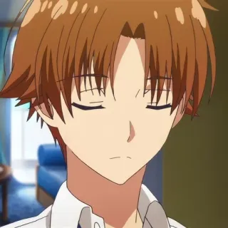 🌟 Ayanokoji Kiyotaka Classroom of the Elite Anime, Classroom of the Elite, Ayanokoji Kiyotaka, Animation japonaise, Manga, Personnage whatsapp sticker
