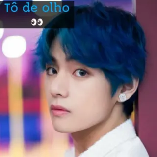 👀 Tô de olho
👀👀 kpop, v, bts, celebridad, ídolo, pelo azul whatsapp sticker
