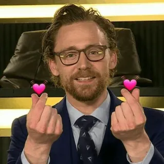 ❤️ Tom Hiddleston actor, celebrity, portrait, man telegram sticker