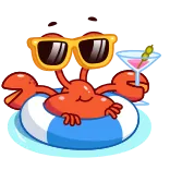 Grab this Crab telegram stickers