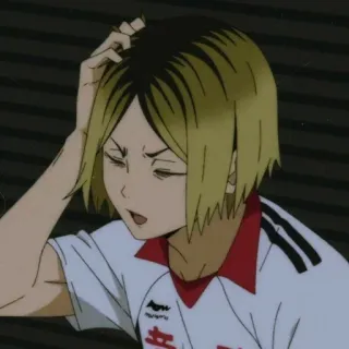 ❤️ Kenma Kozume Haikyuu!! Anime, Haikyuu, Kenma, Kozume, Pallavolo telegram sticker