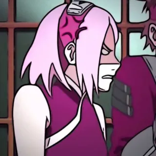 😡 Sakura Haruno Naruto anime, manga, naruto, sakura, sakura haruno, cartoon, angry telegram sticker
