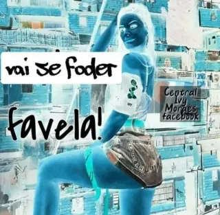 🌱 vai se foder favela! whatsapp sticker