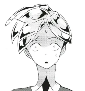 😳 Manga, Anime, Illustration, Porträt, Houseki no Kuni, Phosphophyllit telegram sticker