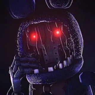 Withered Bonnie @fnaf9stikers :: @fStikBot whatsapp stickers