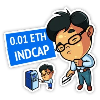 💵 0.01 ETH
INDCAP cripto, criptovaluta, ETH, finanza, valuta digitale, blockchain, denaro telegram sticker