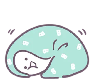 😪 pájaro, animal, lindo, dibujo animado, ilustración, pegatina telegram sticker