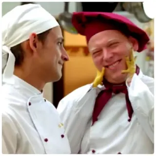😁 chef, cooking, restaurant, kitchen, cooks whatsapp sticker