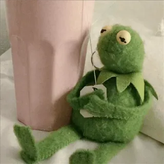 😡 Kermit Kermit la rana, rana, meme, pupazzo, carino, verde whatsapp sticker