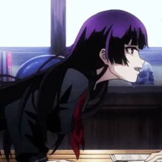 🥀 Anime, Fille, Classe, École, Bureau whatsapp sticker
