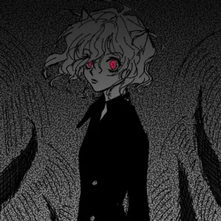 ⚜ Neferpitou Hunter x Hunter Anime, Manga, Fourmi, Chasseur, Neferupito telegram sticker