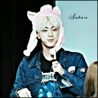 ™ Satan 撒旦, 恶魔, 邪恶, 幽默, 精灵, BTS, 兔子 telegram sticker