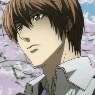 ⚖ Light Yagami Death Note Anime, Manga, Personnage, Light, Yagami telegram sticker