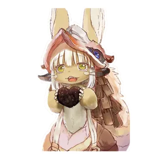 ❤️ Nanachi Made in Abyss Anime, Desenho animado, Nanachi, Made in Abyss, Chibi telegram sticker
