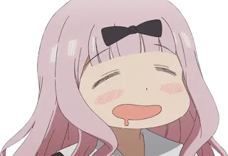 😊 Chika Fujiwara Kaguya-sama: Love Is War anime, chika, fujiwara, kaguya-sama, love is war, fofo whatsapp sticker