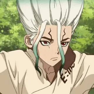 ⏱ Senku Ishigami Dr. Stone anime, Dr. Stone, Senku, Ishigami, science, character, cartoon telegram sticker