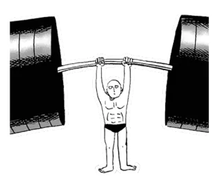 💪 weightlifting, exercise, workout, fitness, anime, character telegram sticker