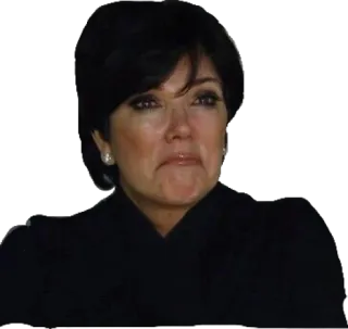 🙁 Kris Jenner kris jenner, sad, emotional, reality tv, celebrity telegram sticker