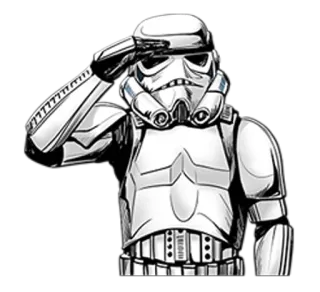 Star Wars Imperial telegram stickers