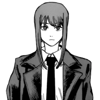 😕 Makima Chainsaw Man anime, manga, chainsaw man, makima, character telegram sticker