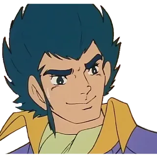 😒 Anime, Hoạt hình, Chân dung, Nhân vật, Nam telegram sticker