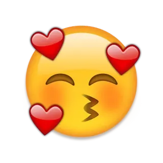 🤗 Emoji, Amor, Beijo, Coração, Afeição telegram sticker