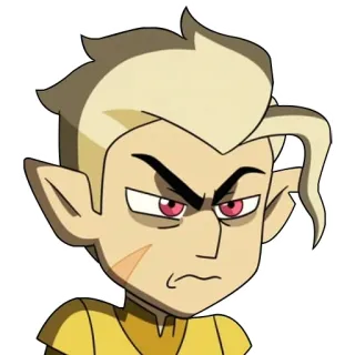 😡 Hunter The Owl House Dibujos animados, The Owl House, Disney, Hunter, Personaje, Animación telegram sticker