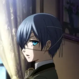 ♥️ Ciel Phantomhive Black Butler anime, ciel phantomhive, black butler, manga, character, gothic, historical telegram sticker