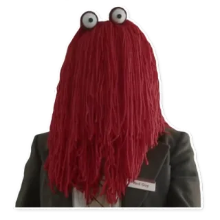 🙍‍♂️ Red Guy Don't Hug Me I'm Scared 赤いやつ, 人形, Don't Hug Me I'm Scared, DHIMS telegram sticker