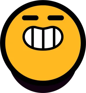 😎 Emoji, Amarelo, Feliz, Rosto whatsapp sticker