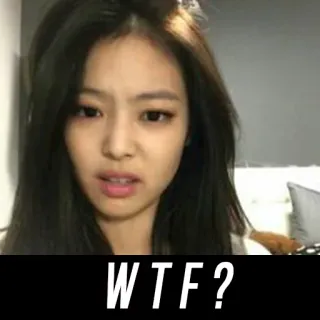 🤭 WTF? wtf, мем, смешно, выражение, реакция telegram sticker